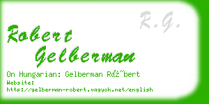 robert gelberman business card